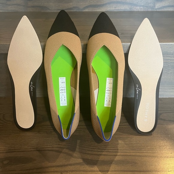 NWOB Rothy’s The High Point Wren Cap Toe Shoes Sizes 9 & 10 - Picture 14 of 14